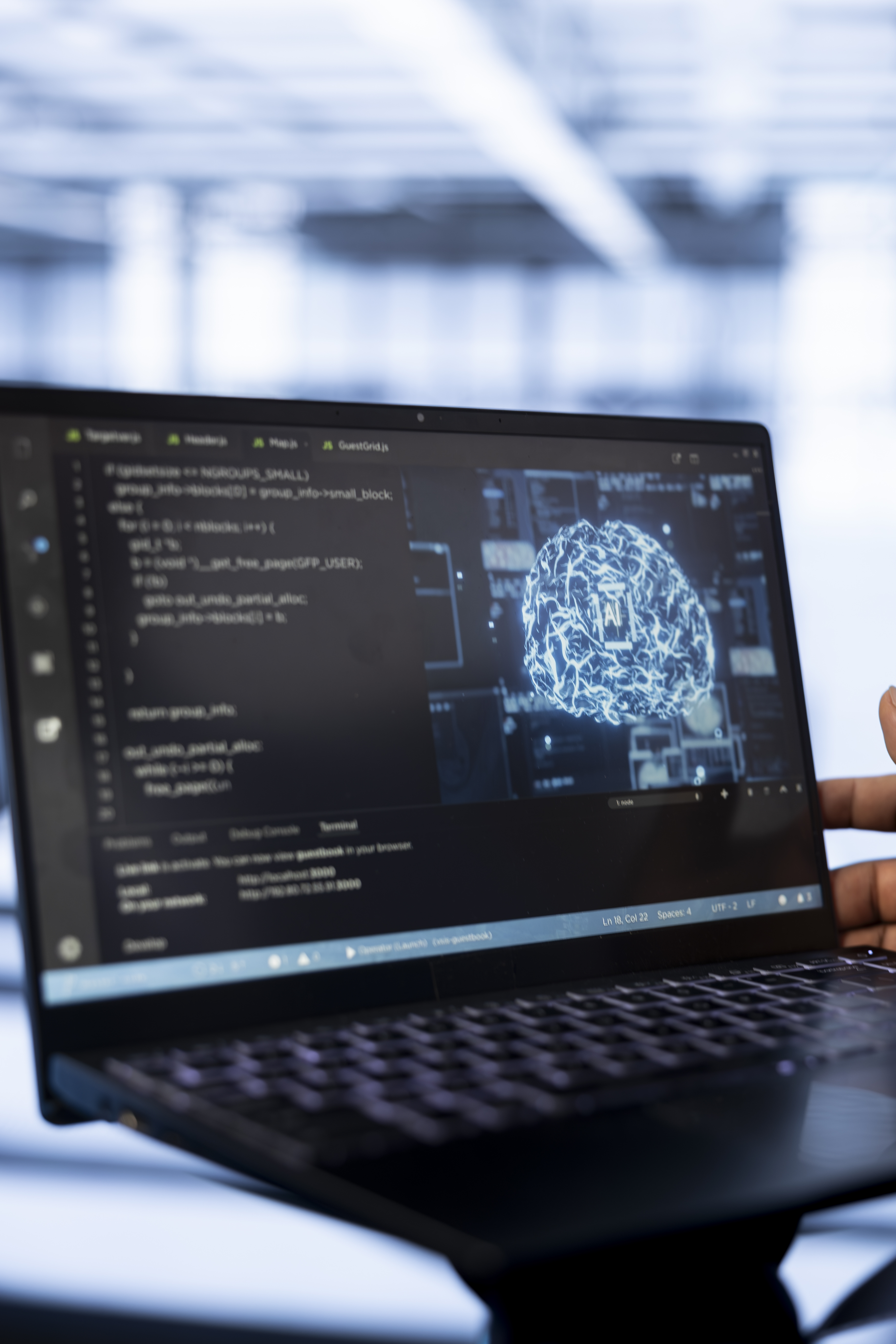 Man with Laptop